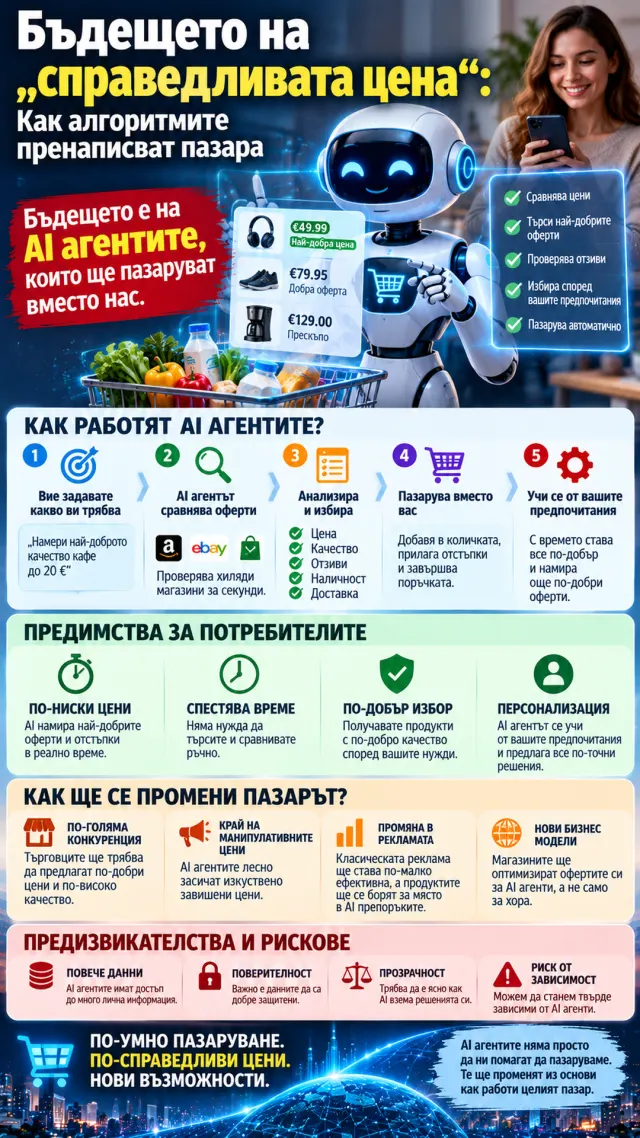 AI агентите идват: Ще пазаруват ли алгоритмите вместо нас?